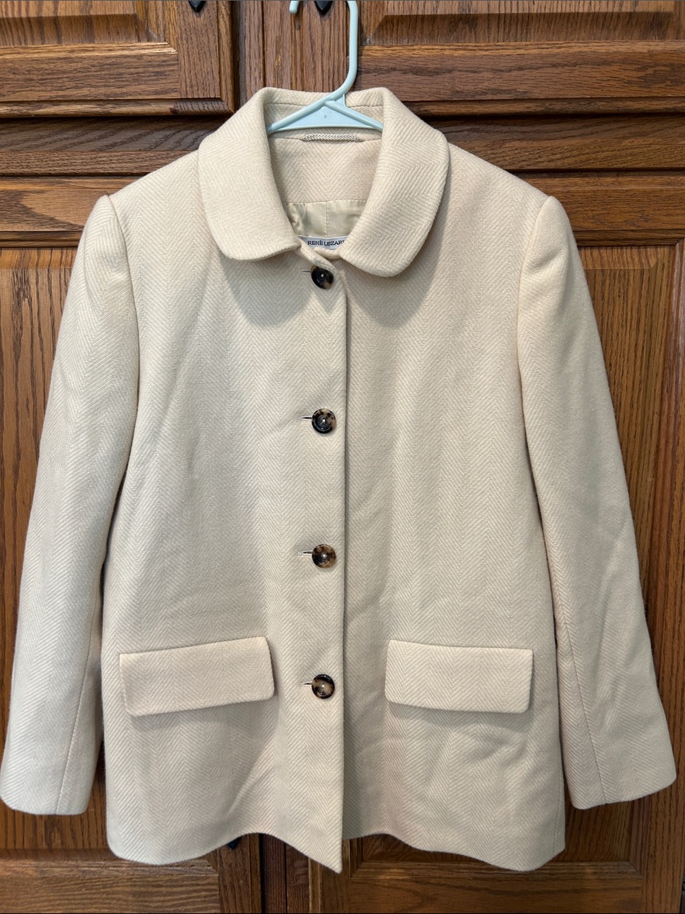 Rene Lezard Vintage 100% Wool Made in Germany Herringbone Jacket/Blazer